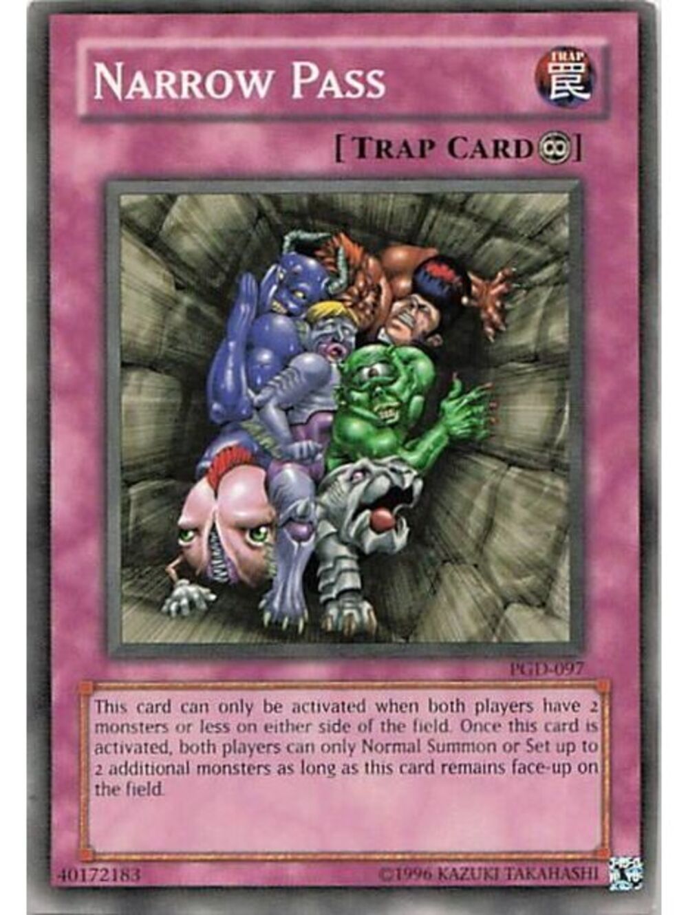Yu-Gi-Oh! TCG 2003 Narrow Pass NM PGD